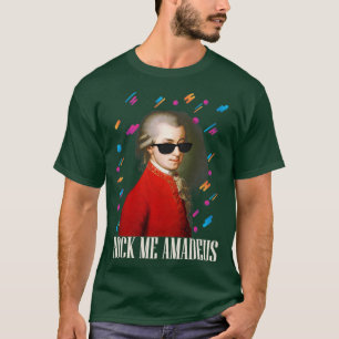 Rock Me Amadeus Wolfgang Amadeus Mozart Design T-Shirt