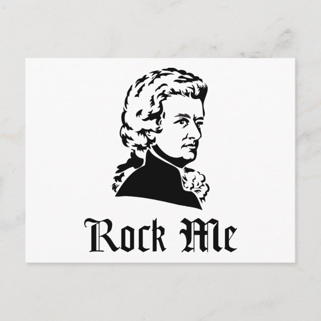 Rock Me Postcard (Front)