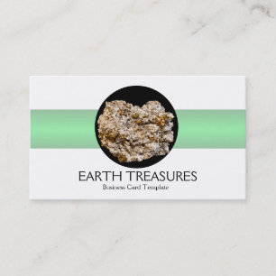 Rock Minerals Fools Gold Business Card