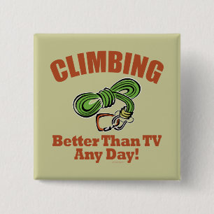 Rock, Mountain Climbing 15 Cm Square Badge