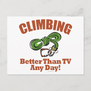 Rock, Mountain Climbing Postcard