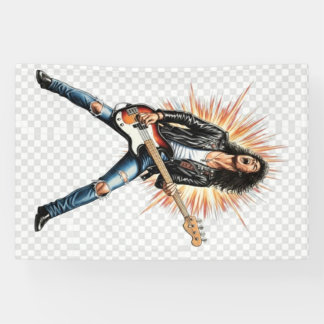 Rock music banner