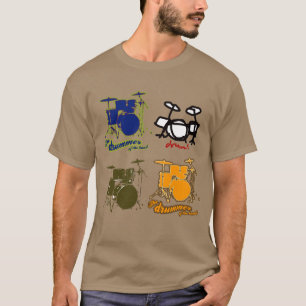 rock music cool drummer T-Shirt