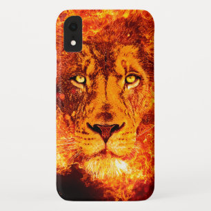 Rock Music Flaming Lion Case-Mate iPhone Case
