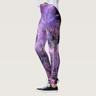 Rock Music Guitar Leggings