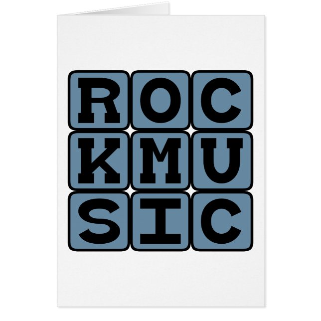 Rock Music, Music Genre (Front)