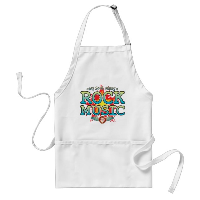 Rock Music Soul Apron (Front)
