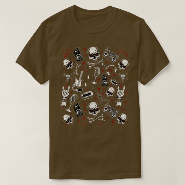 Rock Music T-Shirt (Design Front)