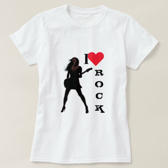 Rock Music T-Shirt (Design Front)