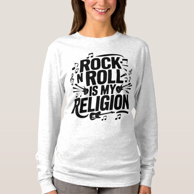 ROCK MUSIC T-Shirt (Front)