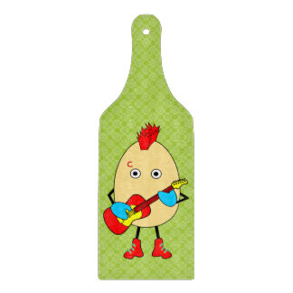 Rock Musician Egghead Cutting Board