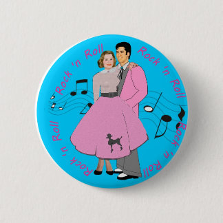 Rock ' n Roll 6 Cm Round Badge