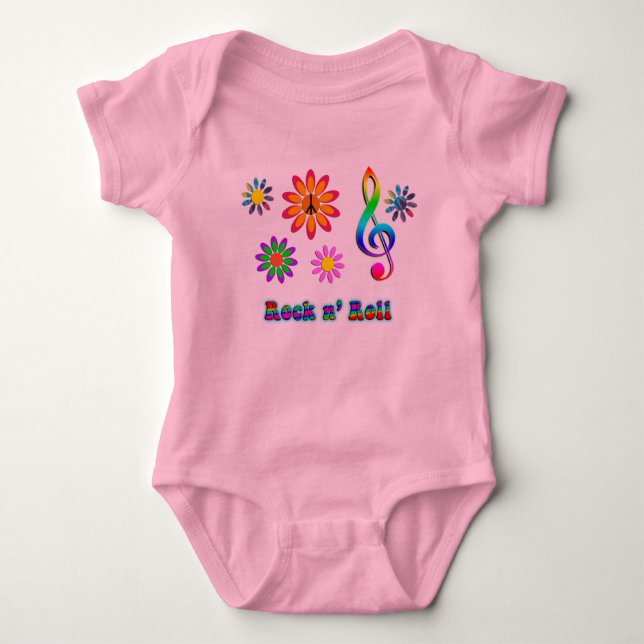 Rock n' Roll Baby Bodysuit (Front)