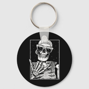 Rock N Roll Band Lazy Halloween Costume Rocker Mus Key Ring