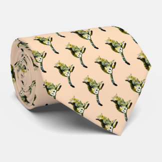Rock’n' roll cat tie