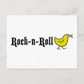 Rock-N-Roll Chick Postcard