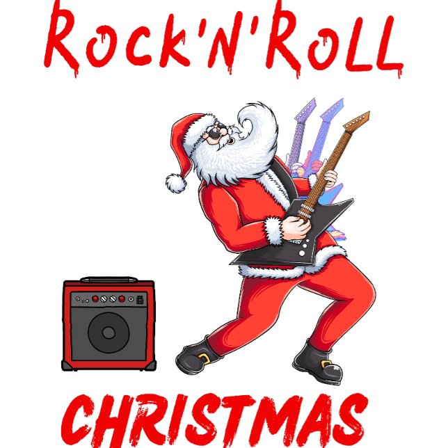 Rock-N-Roll Christmas T-Shirt (Creator Uploaded)