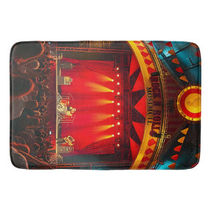 Rock n Roll Concert Stage Bath Mat
