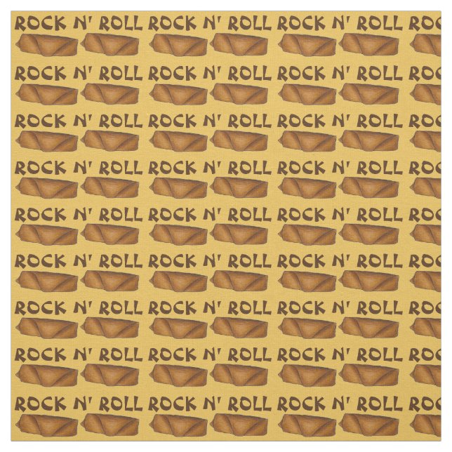 Rock N' Roll Egg Roll Chinese Takeout Food Eggroll Fabric (Swatch)