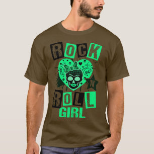 Rock n Roll Girl Music Dancing Concert Festival 7 T-Shirt