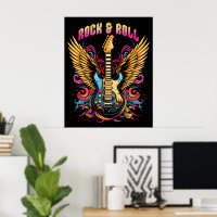 Rock n Roll Guitar wings