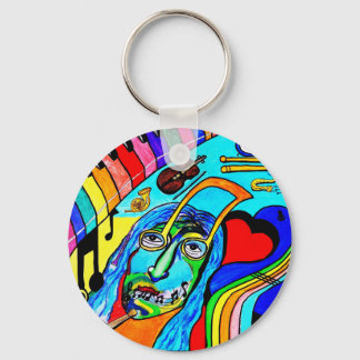 Rock n Roll Key Ring