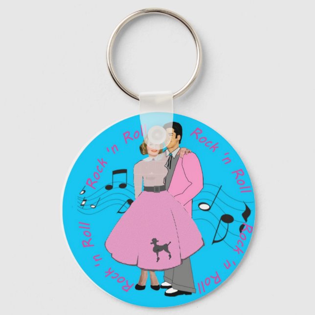 Rock ' n Roll Key Ring (Front)