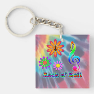 Rock n' Roll Key Ring