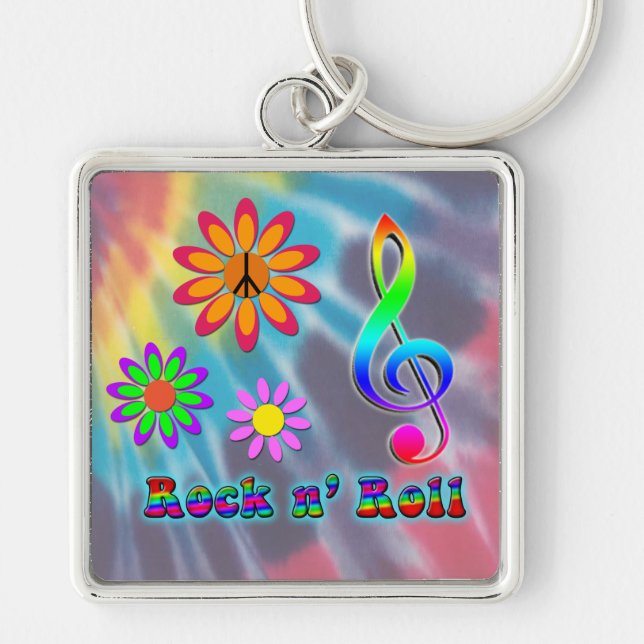 Rock n' Roll Key Ring (Front)