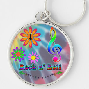 Rock n' Roll Key Ring