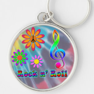 Rock n' Roll Key Ring