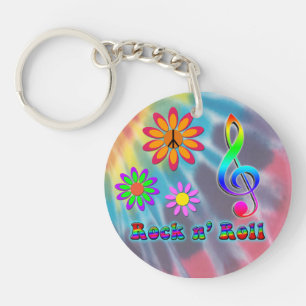 Rock n' Roll Key Ring
