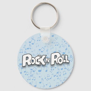 Rock N Roll Key Ring