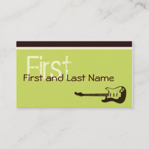 Rock n Roll Kid Calling Card