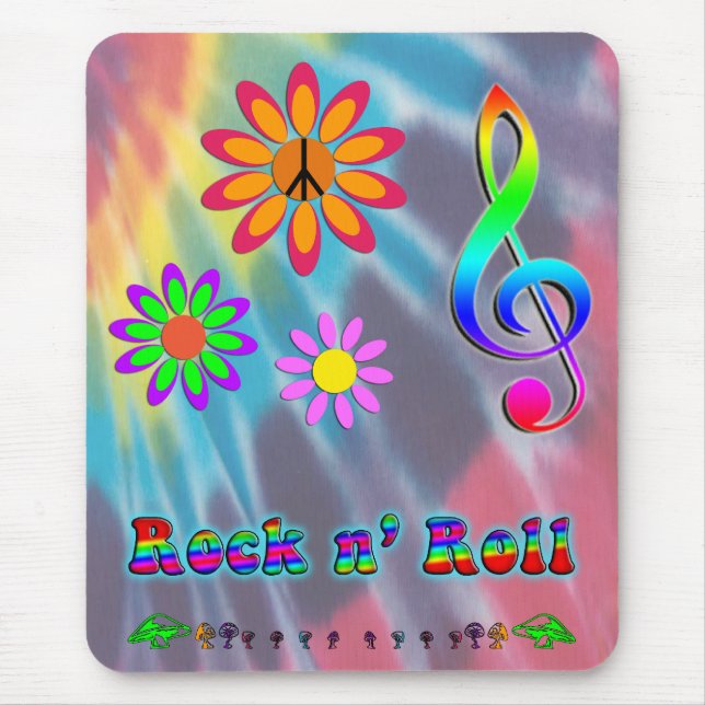 Rock n' Roll Mouse Pad (Front)