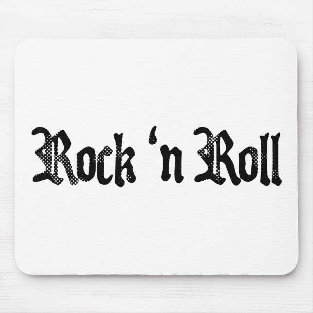 rock n roll mouse pad (Front)