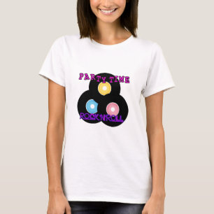 Rock 'n' Roll Retro Party Time T-Shirt