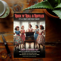 Rock 'n' Roll Ruffles 1950s Birthday Party