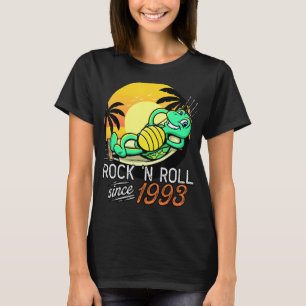 Rock 'n Roll Since 1993 Relaxing Turtle Men Women T-Shirt