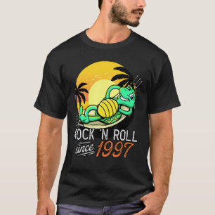 Rock 'n Roll Since 1997 Relaxing Turtle Men Women  T-Shirt