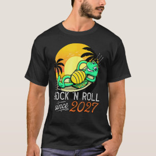 Rock 'n Roll Since 2027 Relaxing Turtle Men Women  T-Shirt
