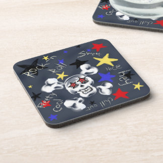 Rock-N-Roll Skull, coasters