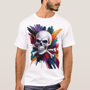 Rock 'n' Roll Skull T-Shirt