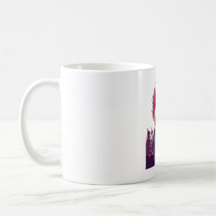 Rock N� Skull � Funny Punk Skeleton Concert Coffee Mug