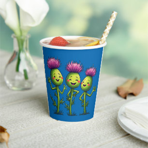Rock N Thistles Scottish Festival Flowers Paper Cups
