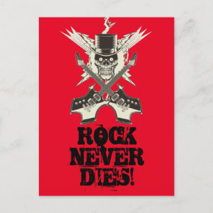 Rock Never Dies! Postcard