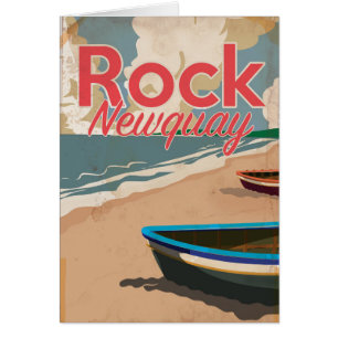 Rock, Newquay Vintage locomotive Travel Poster