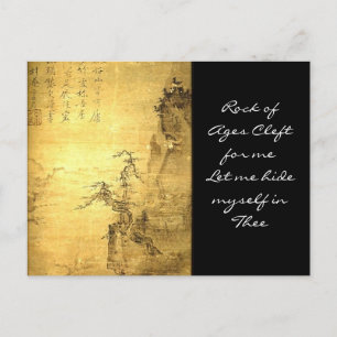 Rock of Ages Cleft for Me Let Me Hide Myself in Postcard
