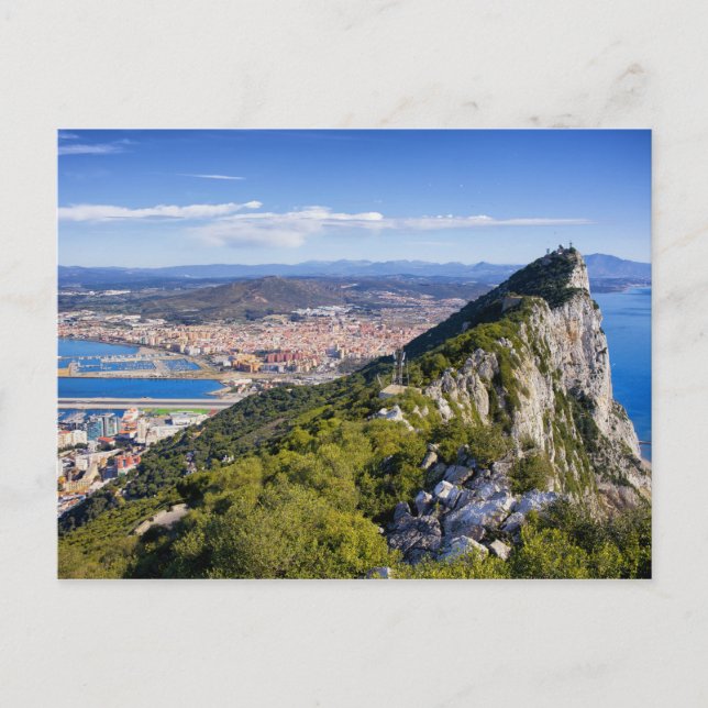 Rock of Gibraltar Postcard (Front)