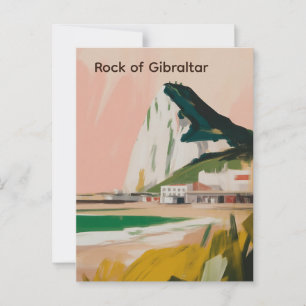Rock of Gibraltar Postcard